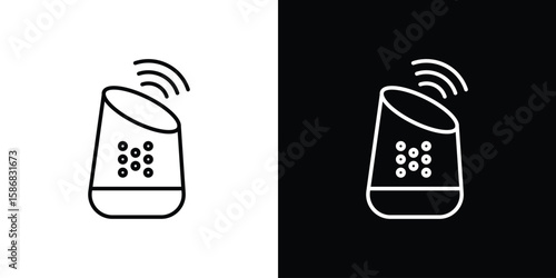 Smart speaker icon for Apps. Icon Design Template.