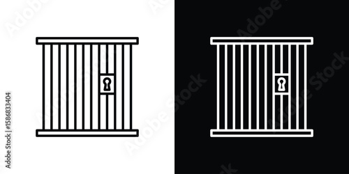 Prison icon for Apps. Icon Design Template.