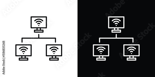 Local network icon for Apps. Icon Design Template.