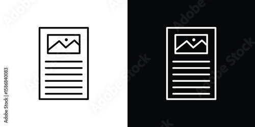 Content icon for Apps. Icon Design Template.