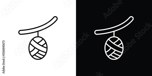 Cocoon icon for Apps. Icon Design Template.