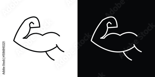 Arm icon for Apps. Icon Design Template.