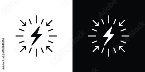 Conflict icon symbol sign, vector, eps 10