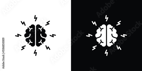 Brainstorm icon symbol sign, vector, eps 10