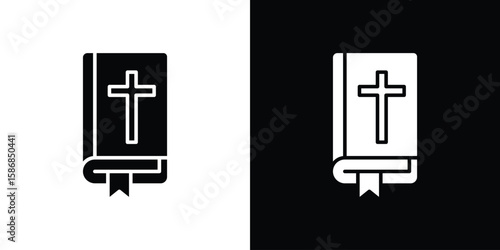 Bible icon symbol sign, vector, eps 10