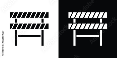 Barrier icon symbol sign, vector, eps 10