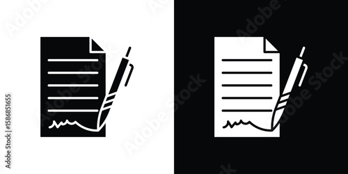 Agreement icon symbol sign, vector, eps 10