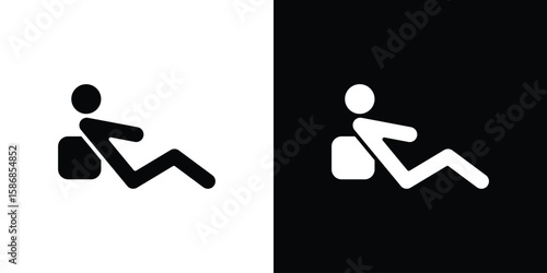 Resting icon symbol sign, vector, eps 10