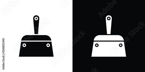 Putty knife icon symbol sign, vector, eps 10