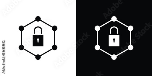 Private network icon symbol sign, vector, eps 10