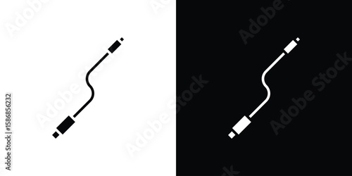 Phone cable icon symbol sign, vector, eps 10