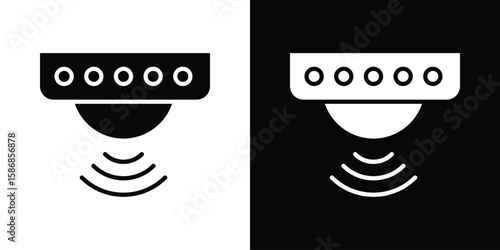 Motion sensor icon symbol sign, vector, eps 10