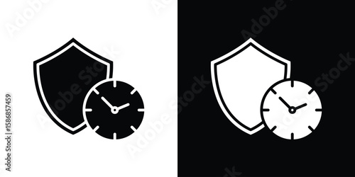 Long term icon symbol sign, vector, eps 10