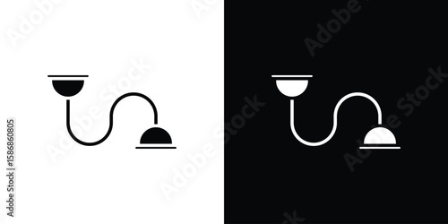 Exercise bands icon symbol sign, vector, eps 10