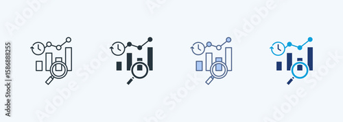 Real Time Analytics Multiple Style Icon Collection