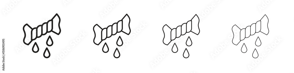 Obraz premium Squeeze icon simple black vectors pack. Design infographic element