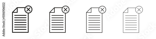 Paperless icon simple black vectors pack. Design infographic element