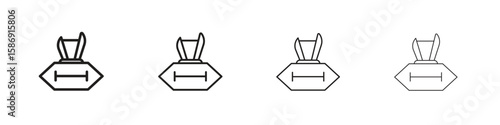 baby wipe icon simple black vectors pack. Design infographic element