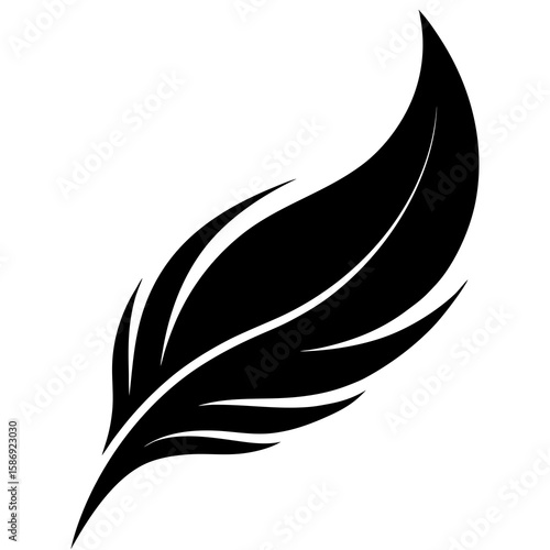 feather pen vector