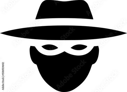 incognito vector flat icon
