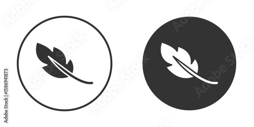 Light weight icon in modern minimalistic flat versions