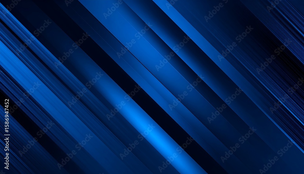 Obraz premium Abstract diagonal lines in shades of dark and light blue