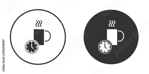 Break icon in modern minimalistic flat versions