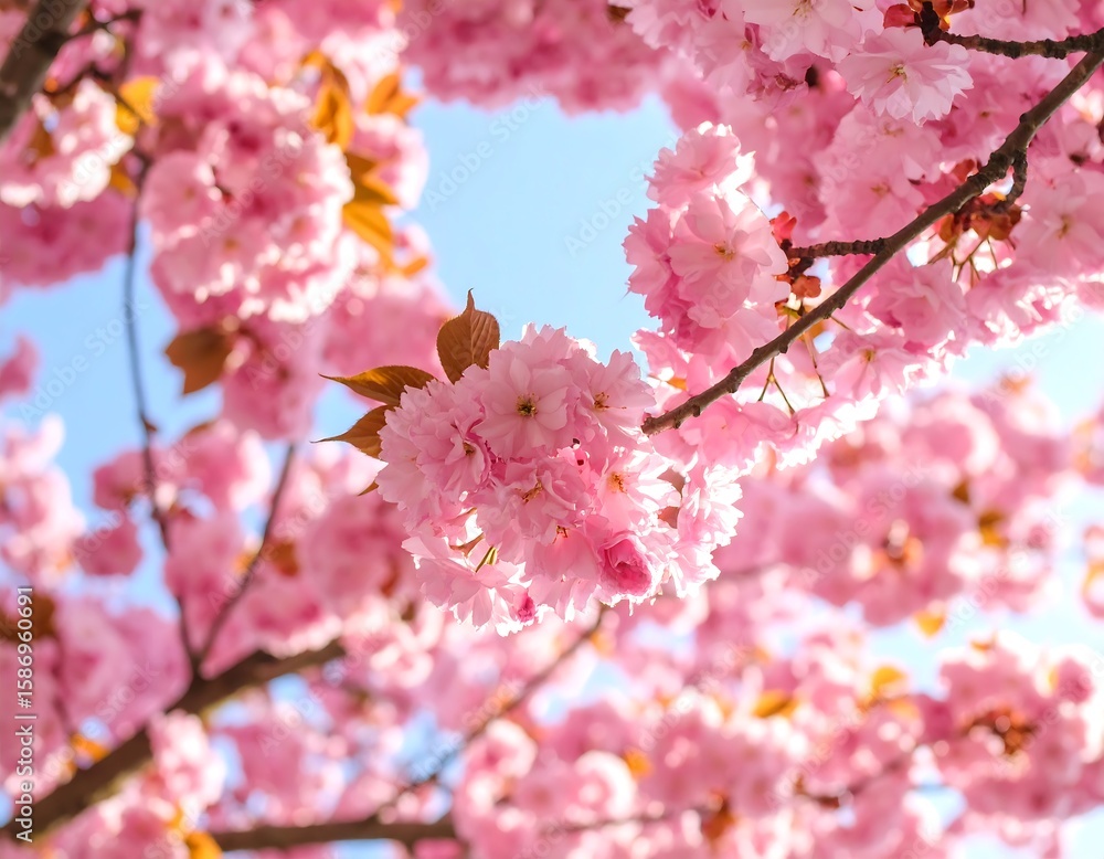 Obraz premium Blossoming Cherry Tree Branches