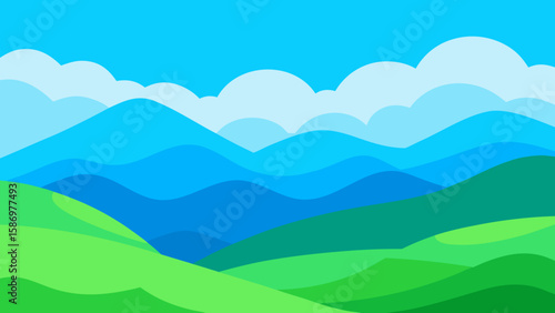 Harmonious Natural Backdrop Background Scene Peaceful Calm Serene Nature Design
