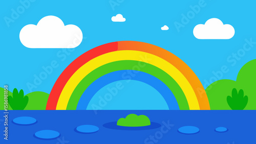 Bright and Optimistic Background Scene Ideal for Positive Content