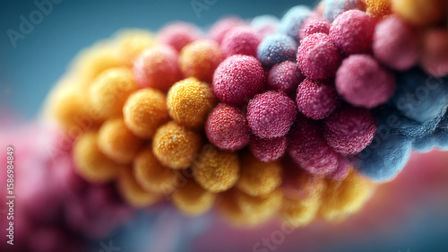 Colorful microcosmic fantasy—A visual feast of cellular structure and molecular arrangement