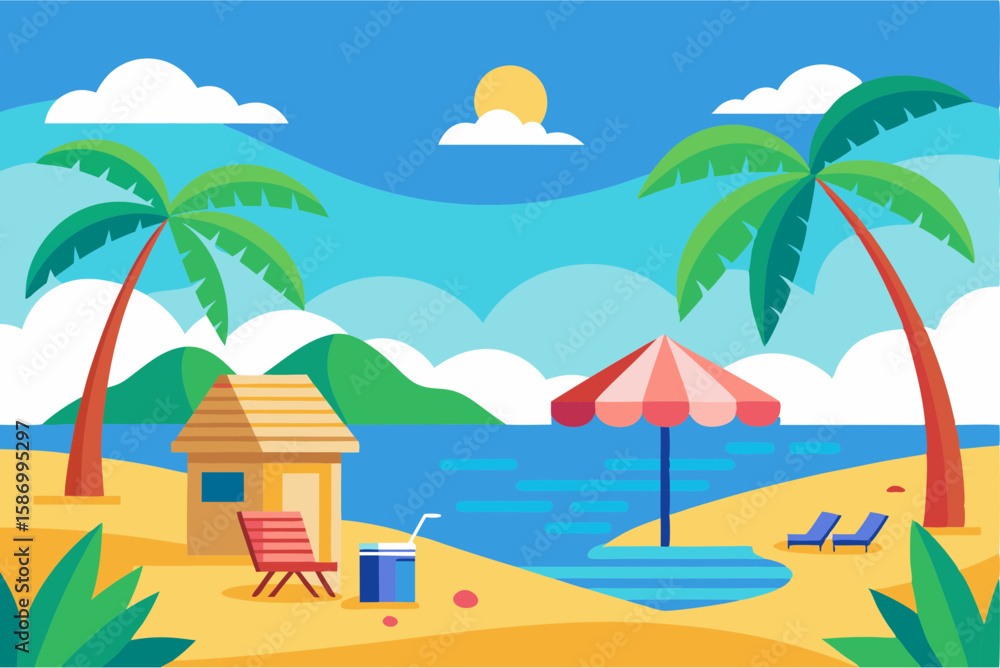 Obraz premium simple beach vibes