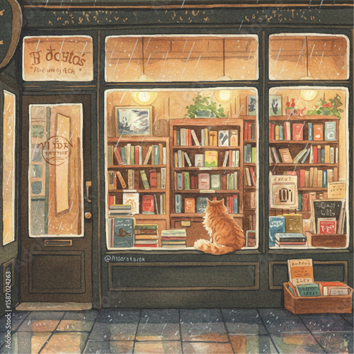 vintage bookshop 