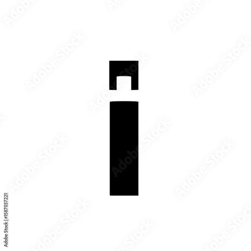 キャンドル１シルエット/web対応svgデータ