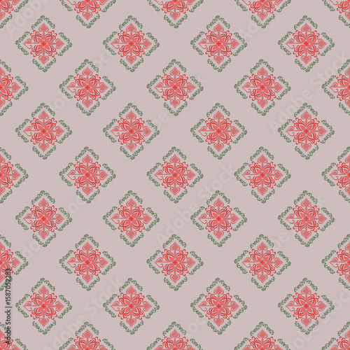 seamless red pattern