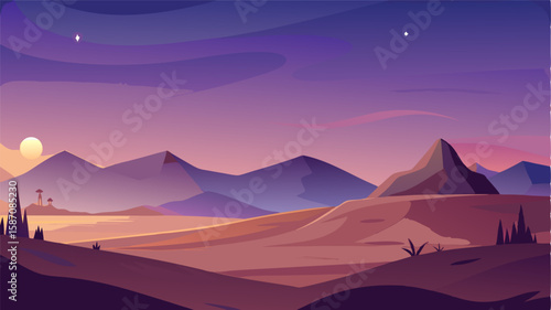 The steppe at twilight is a serene and enchanting sight drawing in wanderers with its ethereal beauty.