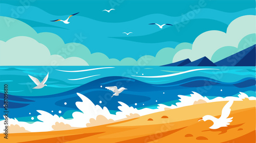 The sound of seagulls and crashing waves can be heard in the distance reminding visitors that the ocean is just steps away.