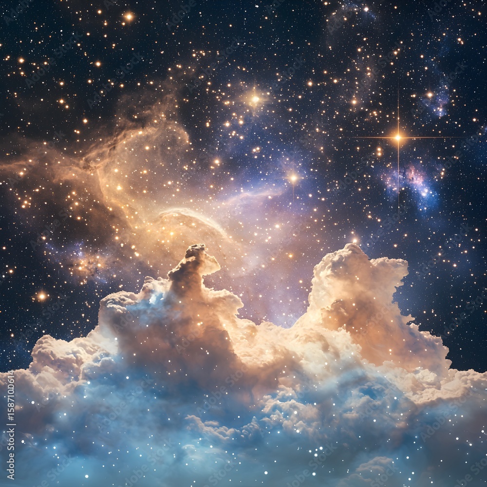 Fototapeta premium Starry Night Sky