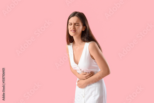 Young woman suffering from ...