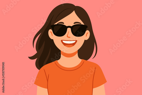girl in glasses