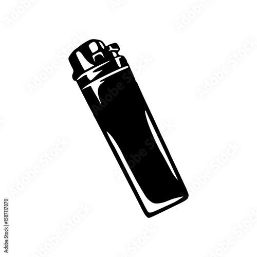lighter silhouette clipart