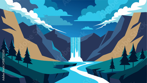 The raw power of nature is on full display as waterfalls and thunderous rivers through the mountains carving their way through the land.