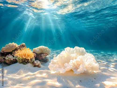 Fototapeta Naklejka Na Ścianę i Meble -  Vibrant Underwater Coral Reefs