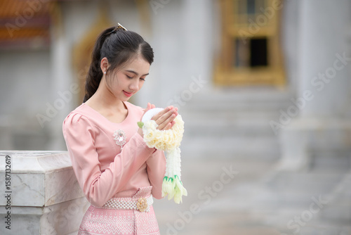 Portrait of a beautiful thai woman