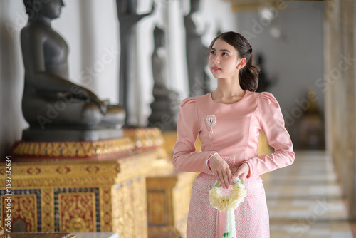 Portrait of a beautiful thai woman