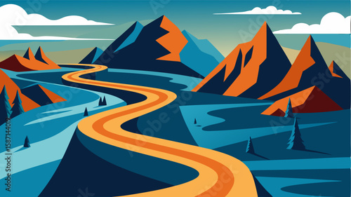 The rugged terrain and steep inclines make this road a thrillseekers dream as it winds through the mountains and offers a sense of adventure at every turn.