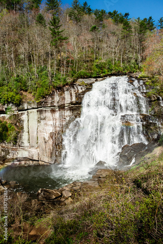 Rainbow Falls in Gorges State Park in North Carolina