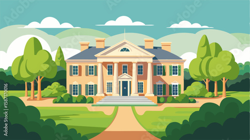 This country estate exudes Southern charm with its grand antebellumstyle mansion manicured gardens and a tranquil gazebo.