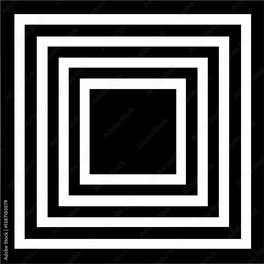 Isolated Sanganeri Filled Rectangle black white on plain background Isolated Sanganeri Filled Rectangle black white on plain background