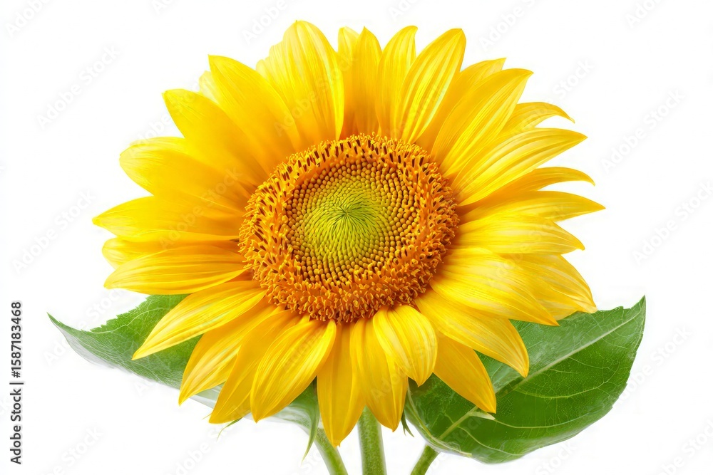 Fototapeta premium Closeup Bright Yellow Sunflower